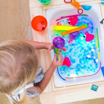 Glo Pals Light Up Cubes - 4 Stuks - Blair Blue Glo Pals Light Up Cubes - 4 Stuks - Blair Blue