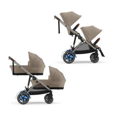 Cybex E-Gazelle S Tweelingwagen