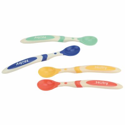 Nûby Lepel Met Lange Handgreep 4Stuks