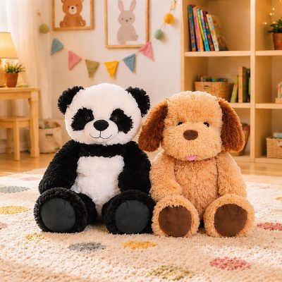 JollyPlush Knuffelpanda - 50 cm - Zwart / Wit JollyPlush Knuffelpanda - 50 cm - Zwart / Wit