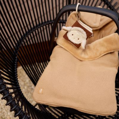 Jollein Sprinkle Knit Voetenzak - Groep 0+ 3/5 Punts Gordel - Hazel