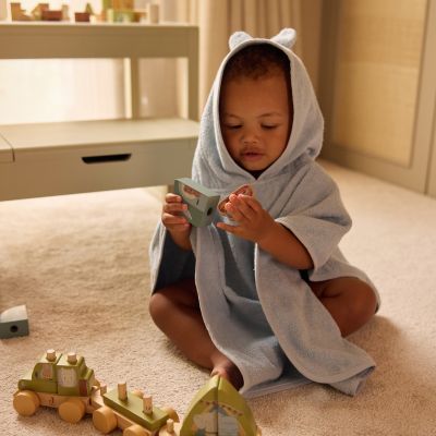 Jollein Badponcho Nijntje - Badstof - Cloudy Blue