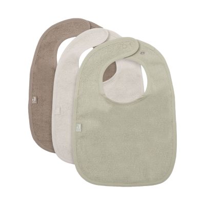 Jollein Badstof Slab - 3 Stuks - Sand / Soft Matcha / Milky Coffee