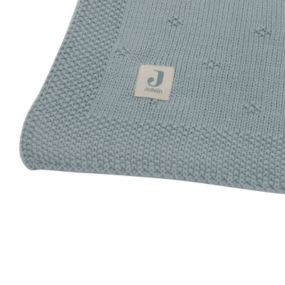 Jollein Cosy Knit Wiegdeken - 75 x 100 cm - Sea Green Jollein Cosy Knit Wiegdeken - 75 x 100 cm - Sea Green