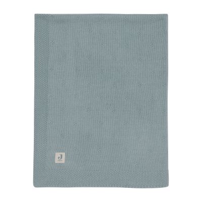 Jollein Cosy Knit Ledikantdeken - 100 x 150 cm - Sea Green