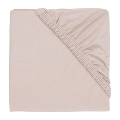 Jollein Hoeslaken Boxmatras Rond Jersey Nougat 95 cm Jollein Hoeslaken Boxmatras Rond Jersey Nougat 95 cm