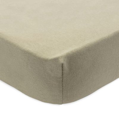 Jollein Ledikanthoeslaken Jersey Olive Green 60 x 120 cm