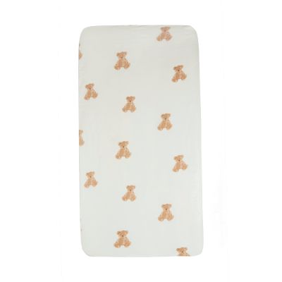 Jollein Wieghoeslaken Jersey 40 x 80/90 cm Teddy Bear Jollein Wieghoeslaken Jersey 40 x 80/90 cm Teddy Bear