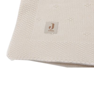 Jollein Cosy Knit Ledikantdeken - 100 x 150 cm - Ivory