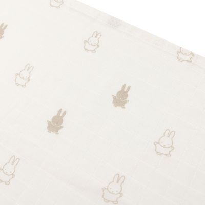 Jollein Multidoek Happy Miffy Nougat 70 x 70 cm 3-Pack Jollein Multidoek Happy Miffy Nougat 70 x 70 cm 3-Pack