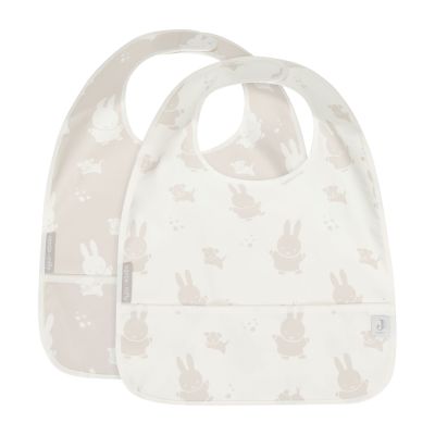 Jollein Slab Waterproof Miffy & Snuffy Nougat 2-Pack Jollein Slab Waterproof Miffy & Snuffy Nougat 2-Pack