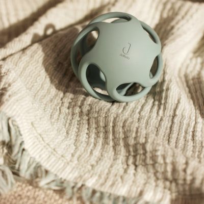 Jollein Bijtring Bal - Ø 9,5cm - Siliconen - Sea Green Jollein Bijtring Bal - Ø 9,5cm - Siliconen - Sea Green