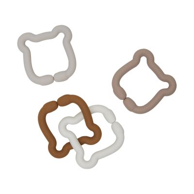 Jollein Speelgoed Ringen Siliconen Teddy Bear 20 x 7 x 1 cm