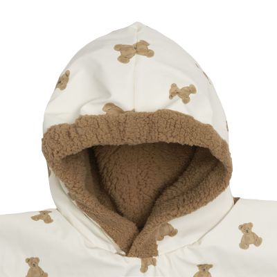 Jollein Teddy Fleece Outdoor Poncho Waterafstotend - Mini Teddy Bear Jollein Teddy Fleece Outdoor Poncho Waterafstotend - Mini Teddy Bear