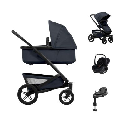 Joolz Geo 5 3-in-1 Kinderwagen Met Base - Dark Navy Blue Joolz Geo 5 3-in-1 Kinderwagen Met Base - Dark Navy Blue