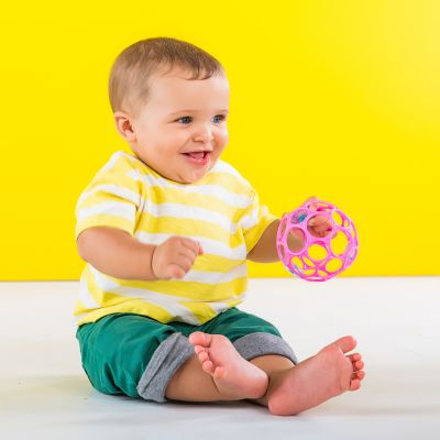 Oball Rammelaar - Easy-Grasp Toy - Pink Oball Rammelaar - Easy-Grasp Toy - Pink