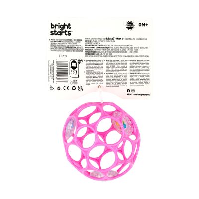Oball Rammelaar - Easy-Grasp Toy - Pink Oball Rammelaar - Easy-Grasp Toy - Pink