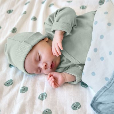 Lässig Tiny Team Swaddle - 3 Stuks - 80 x 80 cm - Heavenly Soft - Pale Blue Lässig Tiny Team Swaddle - 3 Stuks - 80 x 80 cm - Heavenly Soft - Pale Blue
