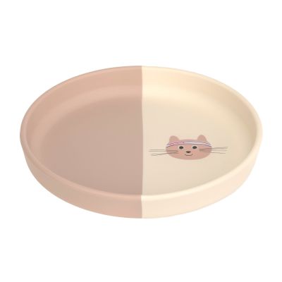 Lässig Tiny Team Cat Bord - Siliconen - Roze Lässig Tiny Team Cat Bord - Siliconen - Roze
