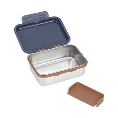 Lässig Lunchbox RVS Little Gang Smile Navy Lässig Lunchbox RVS Little Gang Smile Navy
