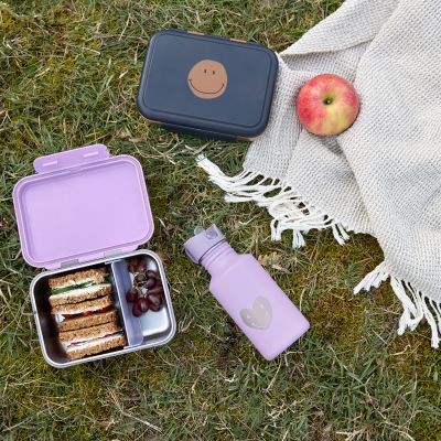 Lässig Lunchbox RVS Little Gang Smile Navy Lässig Lunchbox RVS Little Gang Smile Navy
