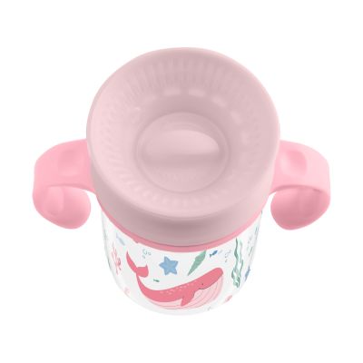 Kikkaboo Diepzee 360 Drinkbeker - 300ml - Roze Kikkaboo Diepzee 360 Drinkbeker - 300ml - Roze