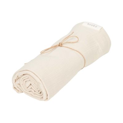 Koeka Faro Swaddle - 75x75 cm - Hydrofiel - Warm White Koeka Faro Swaddle - 75x75 cm - Hydrofiel - Warm White