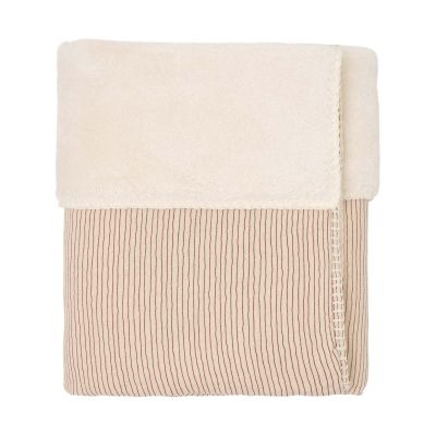 Koeka Whisper Waves Ledikantdeken - 100 x 150 cm - Teddy - Burgundy