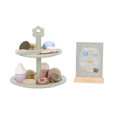 Little Dutch Etagère Met Gebak – Hout Little Dutch Etagère Met Gebak – Hout
