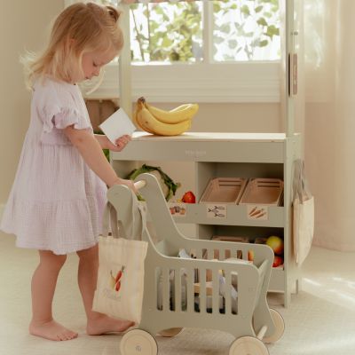 Little Dutch Winkelwagen – Hout Little Dutch Winkelwagen – Hout