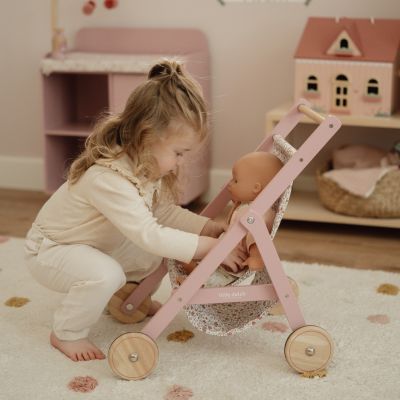Little Dutch Poppenbuggy – Hout Little Dutch Poppenbuggy – Hout