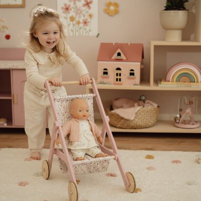 Little Dutch Poppenbuggy – Hout Little Dutch Poppenbuggy – Hout