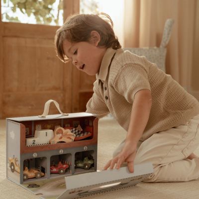 Little Dutch Speelkoffer Racebaan - Hout Little Dutch Speelkoffer Racebaan - Hout