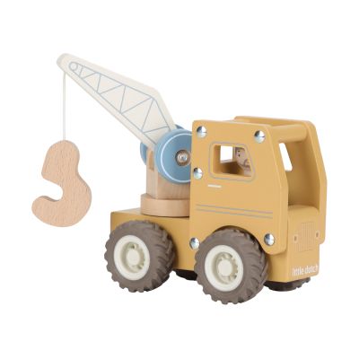 Little Dutch Kraanwagen Inclusief Pegdoll – Hout Little Dutch Kraanwagen Inclusief Pegdoll – Hout