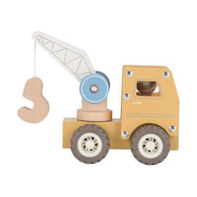 Little Dutch Kraanwagen Inclusief Pegdoll – Hout Little Dutch Kraanwagen Inclusief Pegdoll – Hout