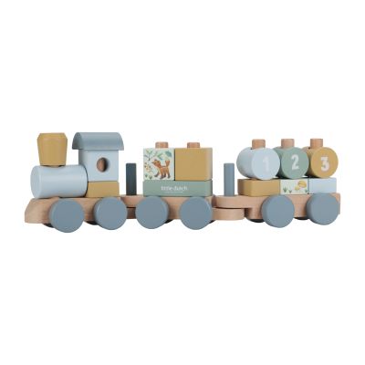 Little Dutch Blokkentrein Forest Friends FSC Little Dutch Blokkentrein Forest Friends FSC