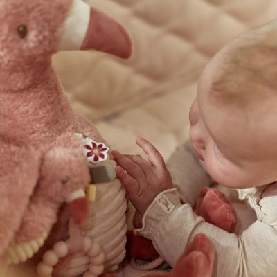 Little Dutch Safari Friends Activiteitenknuffel Flamingo