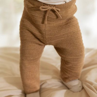 Little Dutch Safari Friends Gebreid Broekje - Maat 50 - Soft Tan Little Dutch Safari Friends Gebreid Broekje - Maat 50 - Soft Tan