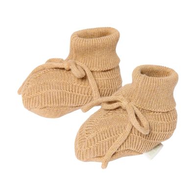 Little Dutch Safari Friends Gebreide Slofjes - Maat 44/56 - Soft Tan Little Dutch Safari Friends Gebreide Slofjes - Maat 44/56 - Soft Tan