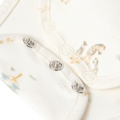 Little Dutch Safari Friends Romper - Maat 50 - Creme Little Dutch Safari Friends Romper - Maat 50 - Creme
