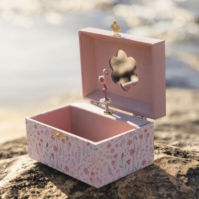 Little Dutch Safari Friends Sieradendoos Met Muziek - Flamingo