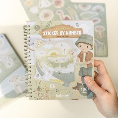 Little Dutch Safari Friends Sticker Op Nummer - Jim