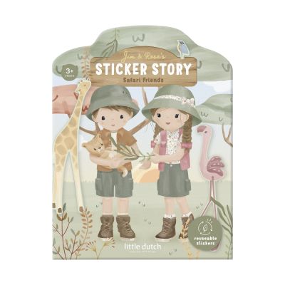 Little Dutch Safari Friends Stickerboek Met Herbruikbare Stickers Little Dutch Safari Friends Stickerboek Met Herbruikbare Stickers