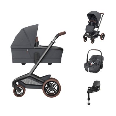 Maxi-Cosi Fame 3-in-1 Kinderwagen Met Base - Pebble 360 Pro2 - Twillic Graphite Maxi-Cosi Fame 3-in-1 Kinderwagen Met Base - Pebble 360 Pro2 - Twillic Graphite