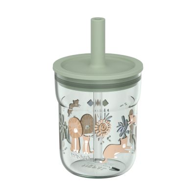 Mepal X Little Dutch Kinderglas Met Rietje Mio - 250 ml