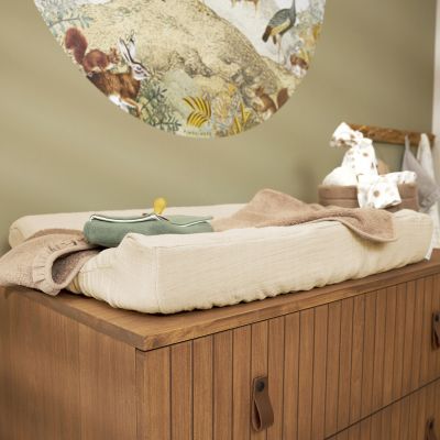 Meyco Baby Uni aankleedkussenhoes Hydrofiel pre-washed Soft Sand Meyco Baby Uni aankleedkussenhoes Hydrofiel pre-washed Soft Sand
