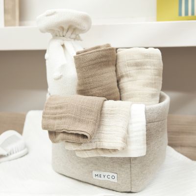 Meyco Monddoek Hydrofiel Pre-Washed Uni Offwhite/Soft Sand/Taupe 30 x 30 cm 3-Pack Meyco Monddoek Hydrofiel Pre-Washed Uni Offwhite/Soft Sand/Taupe 30 x 30 cm 3-Pack