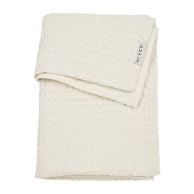Meyco Wiegdeken Waffle Cotton Nature 75 x 100 cm