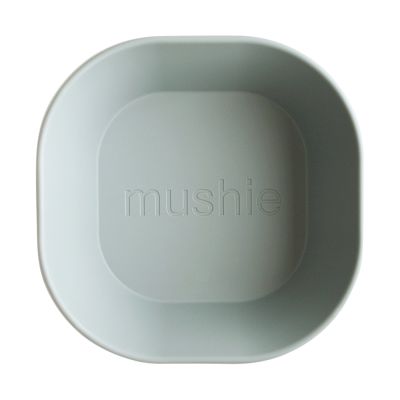 Mushie Square Kom - 2 Stuks - Sage Mushie Square Kom - 2 Stuks - Sage