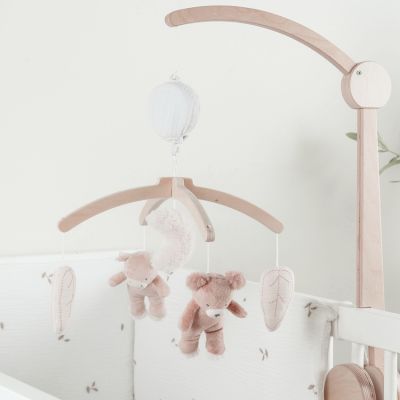 Noukie's F&O Muziekmobiel Met Houten Arm Lily & Fluffy Noukie's F&O Muziekmobiel Met Houten Arm Lily & Fluffy
